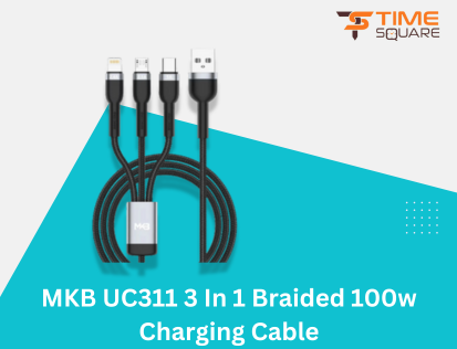 MKB UC311 3 In 1 Braided 100w Charging Cable