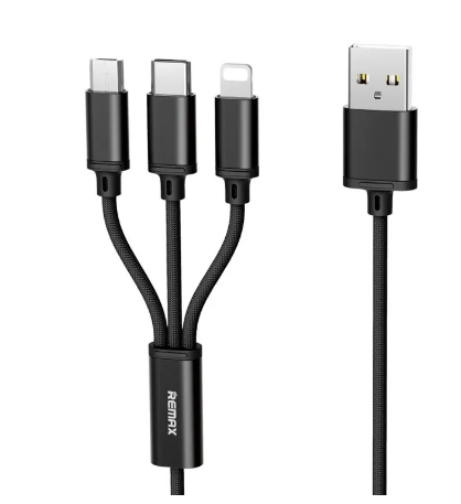 Remax Gition RC-131th 3 in 1 USB Cable Mobile Phone charging cable