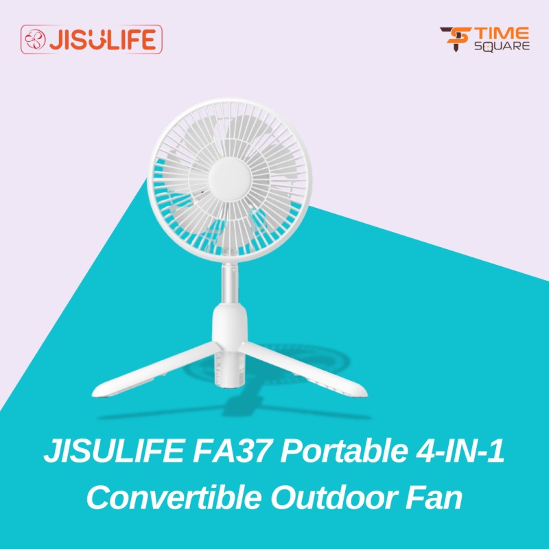 JISULIFE FA37 4-in-1 Portable Convertible Fan 8000mAh