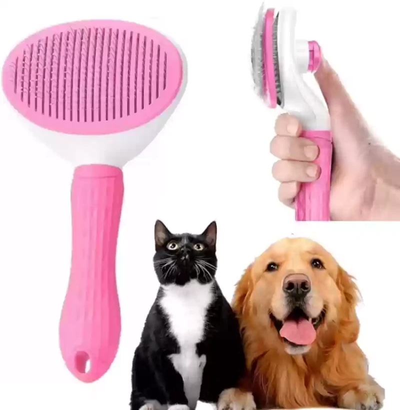 TrendKart Pet Grooming Slicker Hair Brush Comb For Dogs & Cats - Dog & Cat Hair Comb Slicker Brushes for Dog & Cat
