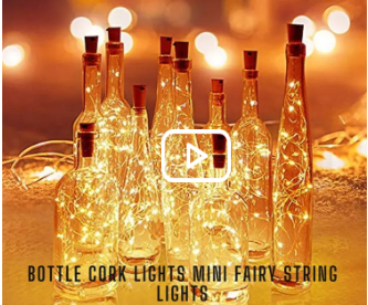 5 Pcs Bottle Cork Lights Mini Fairy String Lights