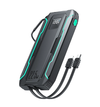 Joyroom JR-L017 10000mAh 22.5W Power Bank with Dual Cables