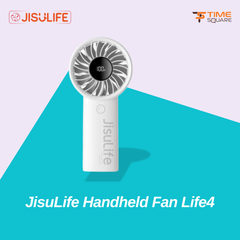 JISULIFE Life4 Portable Handheld Fan 5000mAh 24H