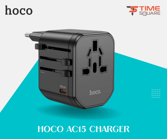 HOCO AC15 Walker 3-Port PD20W + 2USB Universal Conversion Charger