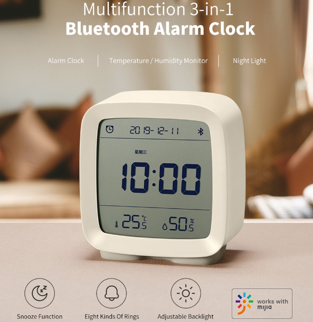 MI - Xiaomi Youpin Qingping Bluetooth Alarm Clock CGD1