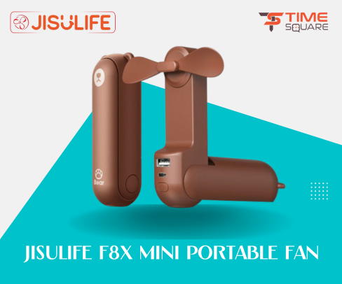 JISULIFE F8X Mini Fan Portable Fan
