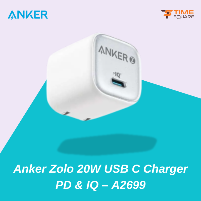 Anker Zolo 20W USB-C Fast Wall Charger Adapter A2699