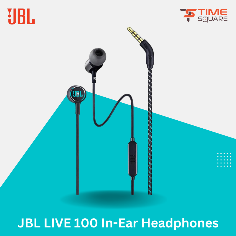 JBL LIVE 100 In-Ear Headphones with Remote