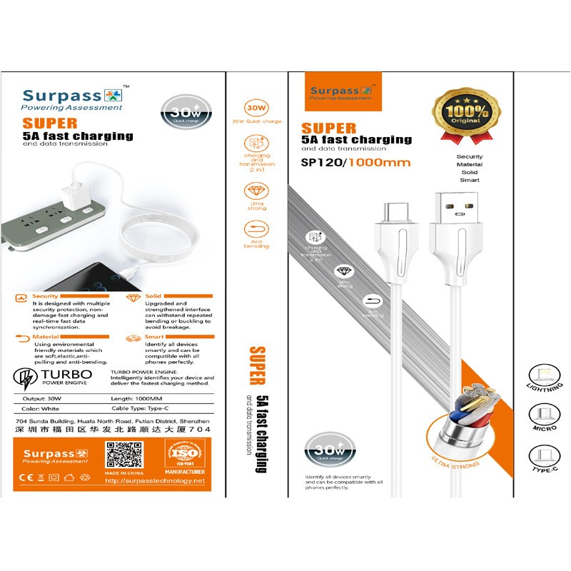 Surpass Cable Type-C to lightning