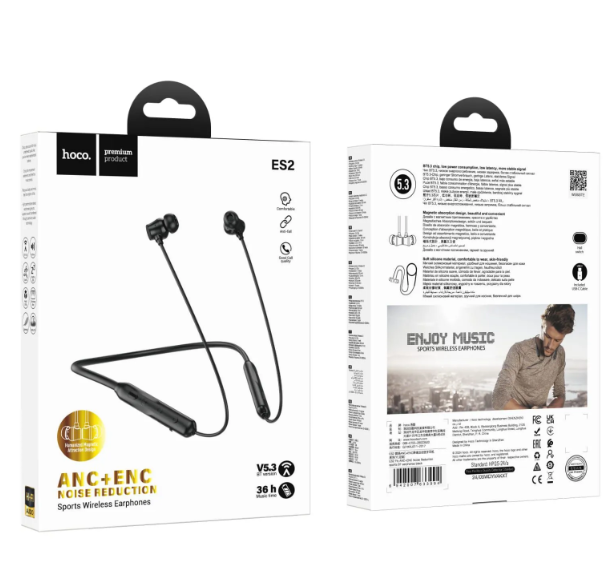 Hoco ES2 Sport Bluetooth Earphones with Noise Cancelling
