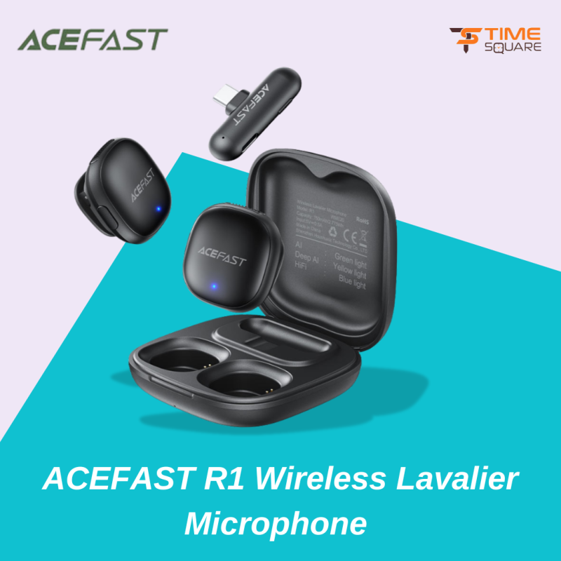Acefast R1 Wireless Lavalier Microphone for Vlogging
