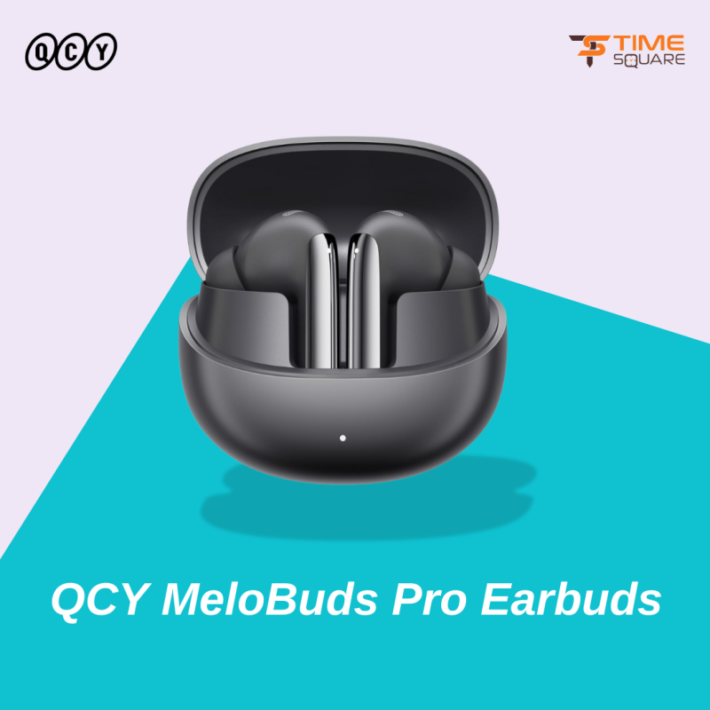 QCY MeloBuds Pro – 46 dB Hybrid ANC Earbuds with Hi-Res Audio & LDAC | Value in Bangladesh