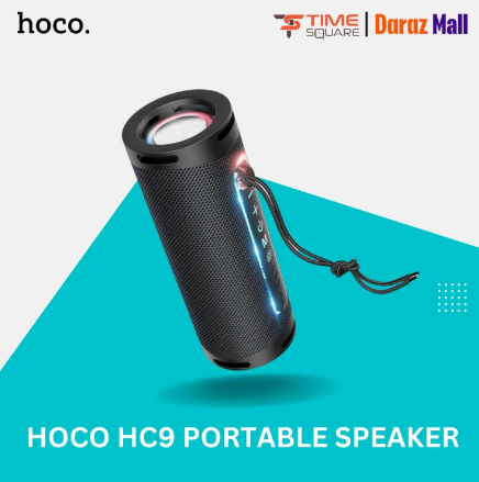 HOCO HC9 Wireless Speaker Dazzling Pulse Sports Portable Bluetooth Loudspeaker with Colorful Ambient Light