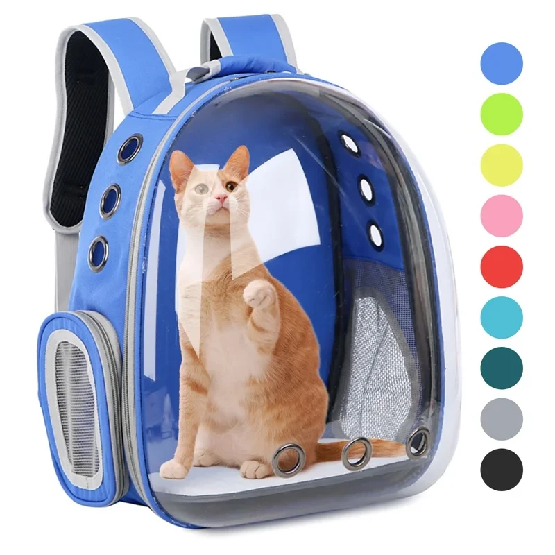 Cat Puppy Breathable Clear Capsule Backpack