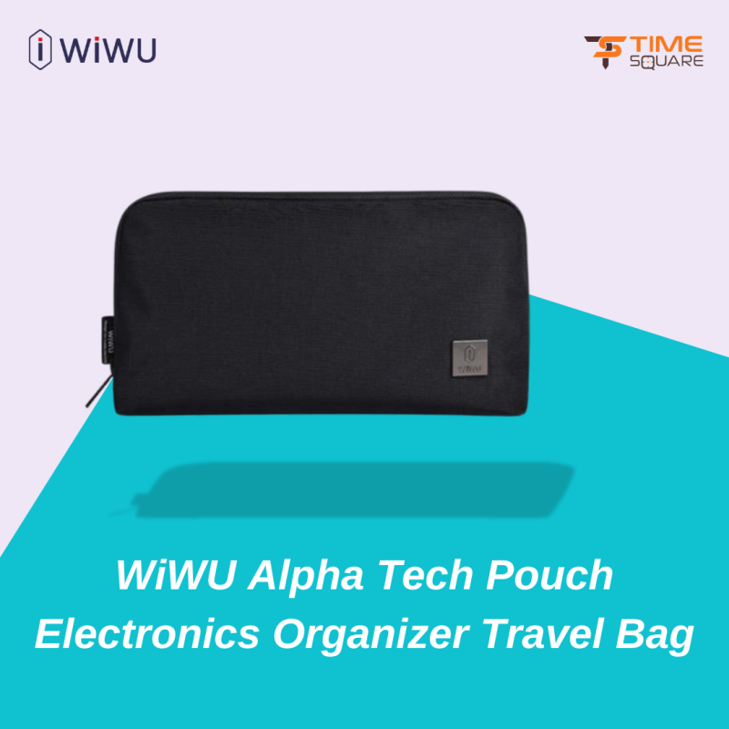 WiWU Alpha Tech Pouch Water-Resistant Organizer Bag
