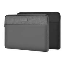 WiWU Minimalist Black Sleeve Case for 14 inch Laptop