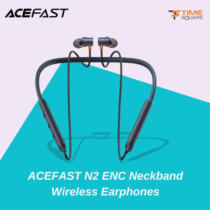 Acefast N2 ENC Bluetooth 5.3 Neckband for Clear Calls