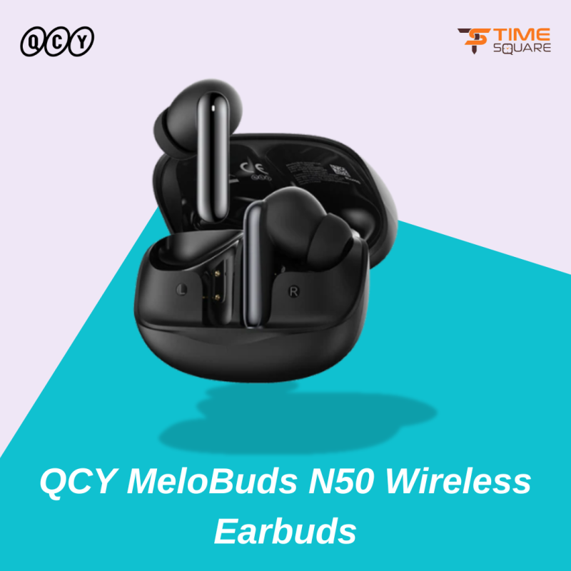 QCY MeloBuds N50 TWS 45dB 5.4 6-Mic Adaptive ANC Earbuds