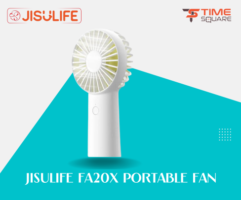 JISULIFE Fa20X Handheld Portable Hand Held Fan