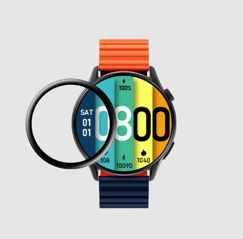Kieslect KR 2 Smartwatch Plastic Full Screen Coverage Screen Protector