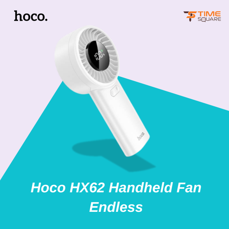 Hoco HX62 Portable Rechargeable Fan 6000mAh 17H Run