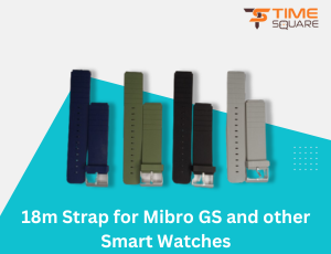 18mm Soft Silicone Replacement Strap for Mibro GS and other Smart Watches