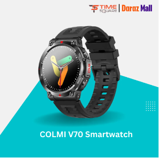 COLMI V70 Smartwatch with AMOLED Display & Bluetooth