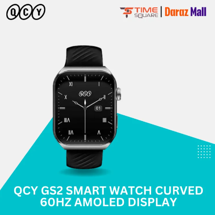 QCY GS2 Smart Watch Curved 60HZ Amoled Display