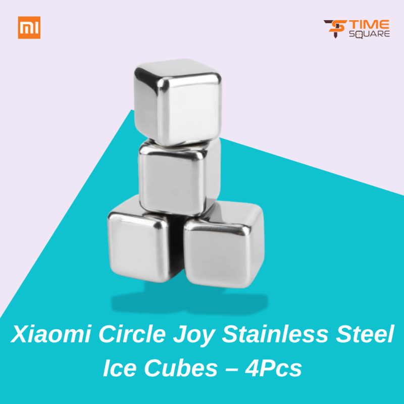 Xiaomi Circle Joy Stainless Steel Reusable Ice Cubes 4pcs