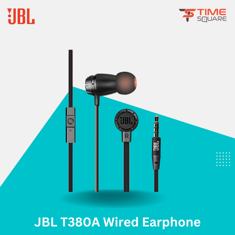 JBL T380A Dual Dynamic Drivers Earphones