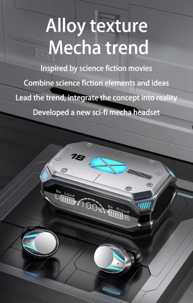 M41 V5.3 TWS Bluetooth Headphone Stereo Low Latency Video Game Earphone E-sports Earbuds